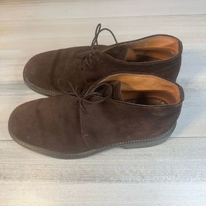 Banana Republic Brown Suede Boots Lace up Size 10